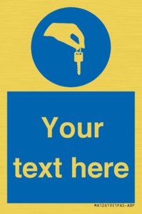 Custom Mandatory Keys Sign